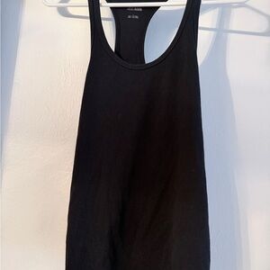 wild fable Black Ribbed Racerback Tank